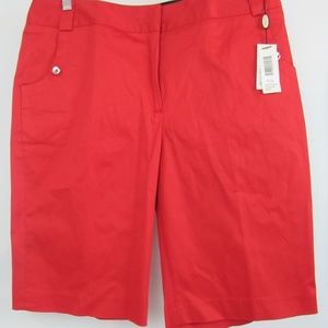 red womens shorts  sz 14